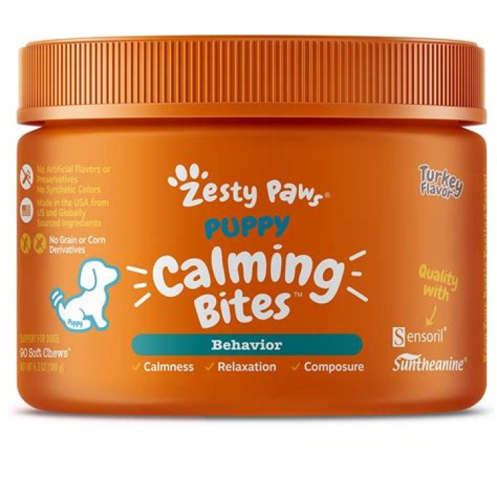 Are Zesty Paws Calming Bites Safe For Puppies: An Expert's Insight