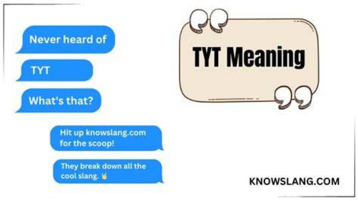 The Ultimate Guide to "TYT": Decoding its Meaning in Chat Conversations